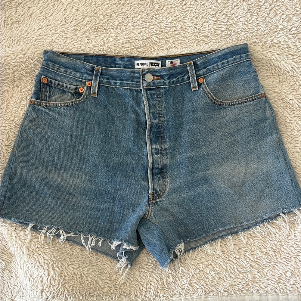 Redone X Levi’s Classic Blue Jean Shorts